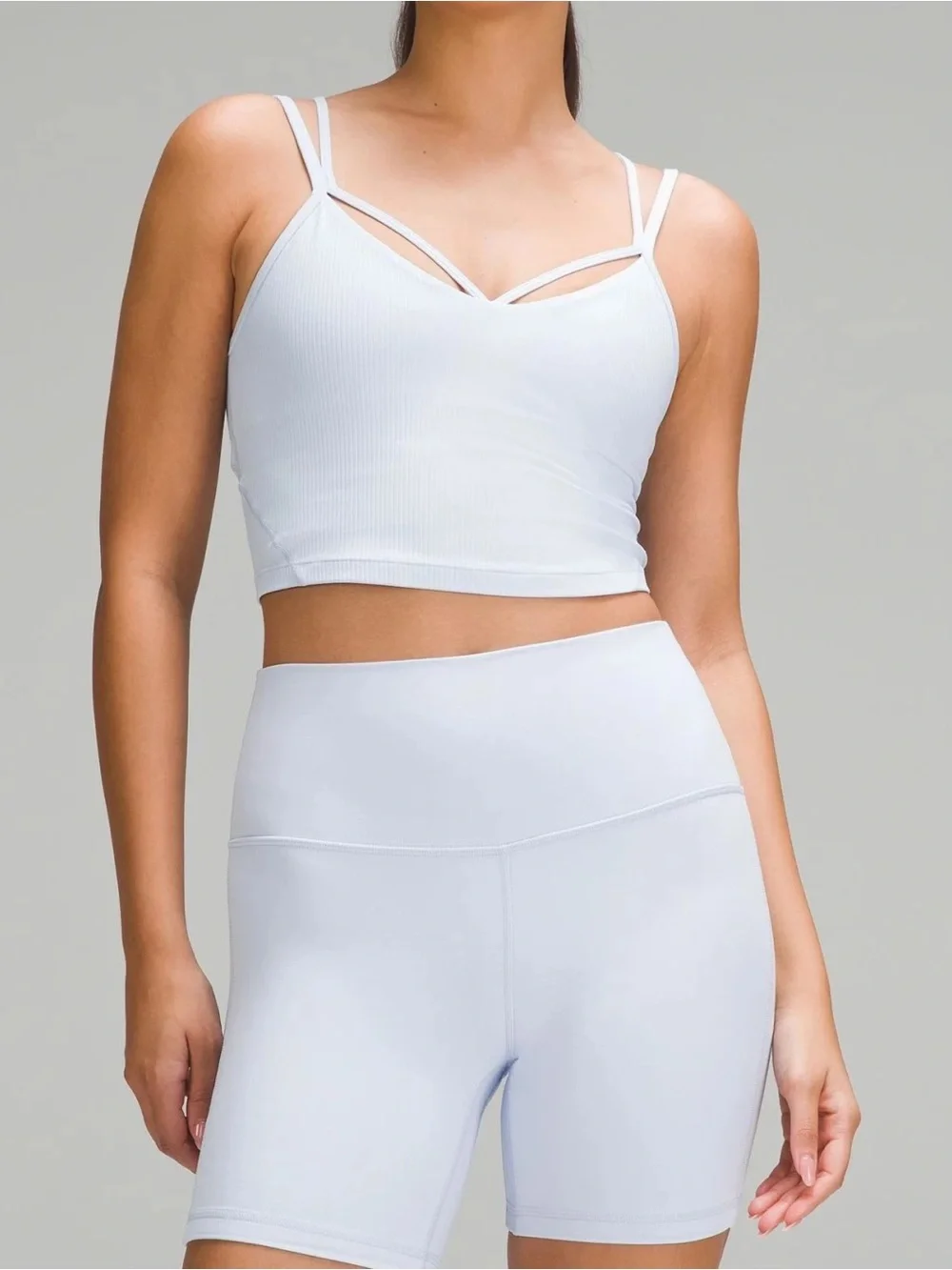LULULEMON ALIGN STRAPPY RIBBED TANK IN WINDMILL